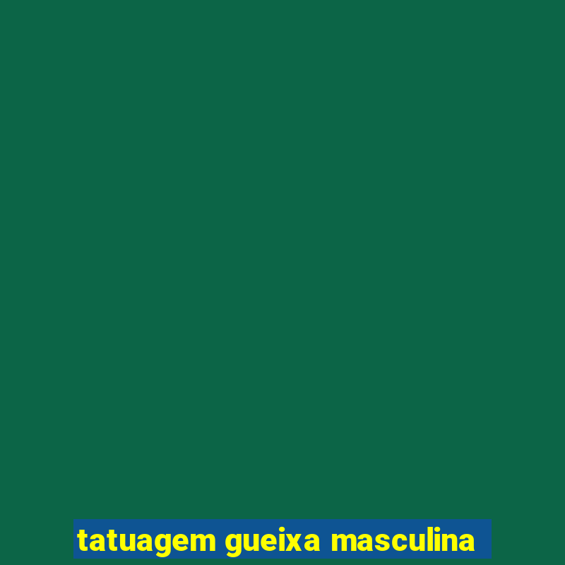 tatuagem gueixa masculina