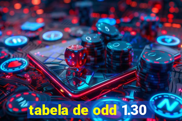 tabela de odd 1.30