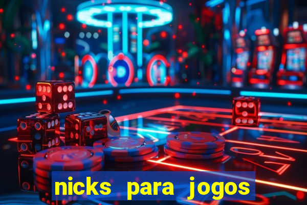 nicks para jogos de tiro