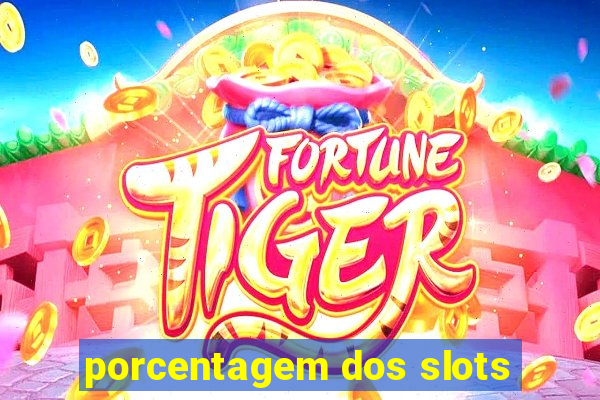 porcentagem dos slots