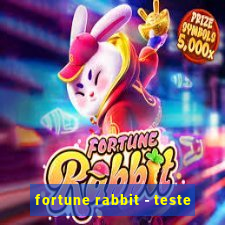 fortune rabbit - teste