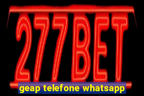 geap telefone whatsapp