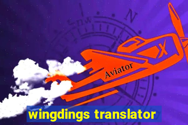 wingdings translator