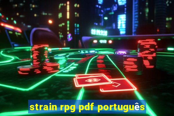 strain rpg pdf português