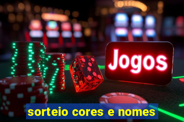 sorteio cores e nomes