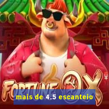 mais de 4.5 escanteio