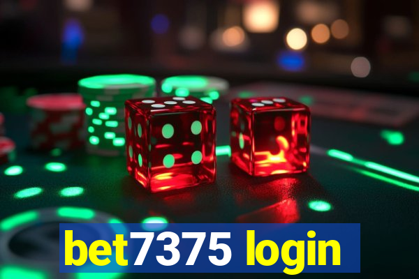 bet7375 login