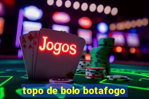 topo de bolo botafogo